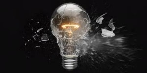 bulb shattering